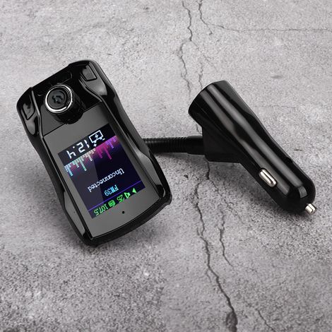 Écran TFT 1,8 pouces Rotation 360° Autoradio MP3 Chargeur Bluetooth FM39 Transmetteur Sans Fil (1/5)