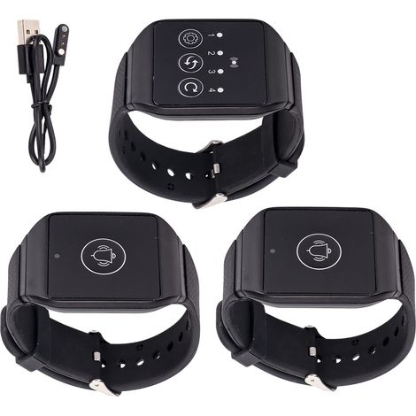 Pager de poignet sans fil IPX7 étanche 433,92 MHz pour système d'appel restaurant - Offre 2 pour 1 (1/5)