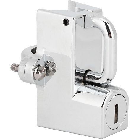 Antivol casque moto Kuryakyn pour cruiser, diamètre 1-1/4 à 1-1/2 pouces, finition chromée, modèle 4232 (1/5)