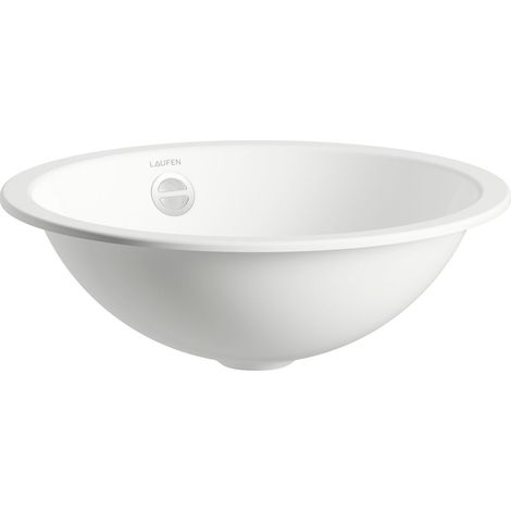 LAUFEN Form lavabo empotrado desde abajo, redondo, sin agujero (1/2)