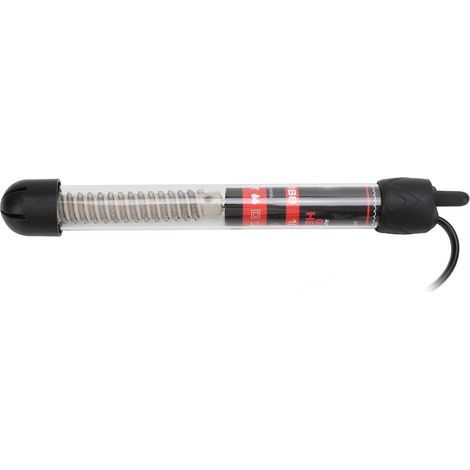 Chauffage submersible pour aquarium, température constante automatique, réglable, en verre, avec 2 ventouses (1/5)