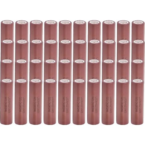 Batería de iones de litio, capacidad de 3000 mAh, descarga máxima de 20 A, HG2-3000mAh-40PCS (1/2)