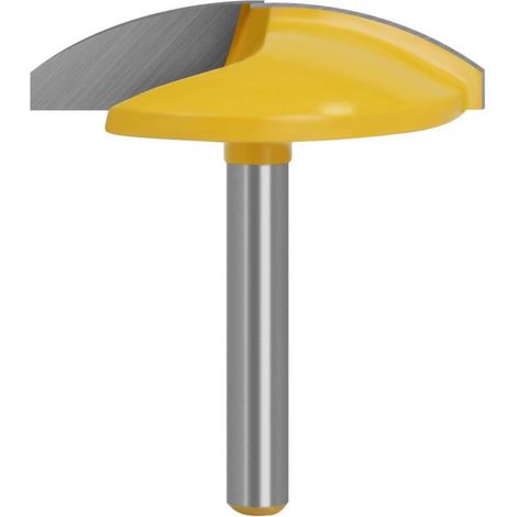 Courbé et Horizontale Fraise Avec Tige de 8mm fraise à mouler en carbure - Outils de coupe professionnels du bois（44.544.5 m (1/4)