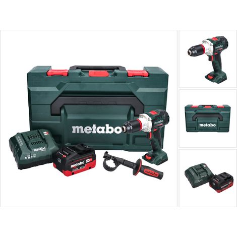 Metabo BS 18 LTX BL I Perceuse-visseuse sans fil 18 V 130 Nm + 1x Batterie 5,5 Ah + Chargeur + metaBOX