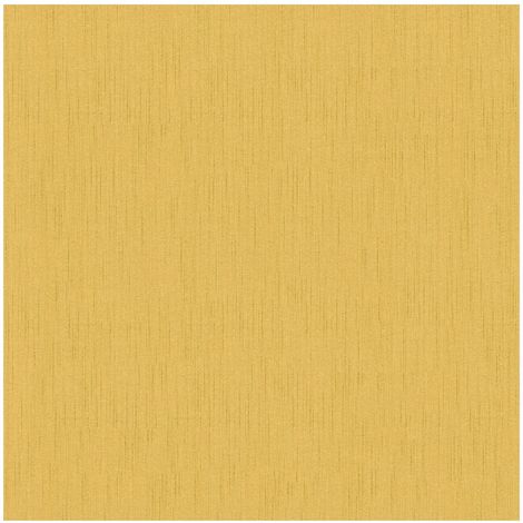 Unicolour wallpaper wall Profhome 968586 textile wallpaper textured unicoloured matt yellow rape yellow 5.33 m2 (57 ft2) (1/5)