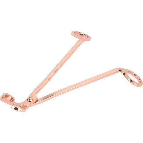 Coupe-mèche de bougie en acier inoxydable, ciseaux à mèche dorées, accessoire pour bougies, rognure de mèche, finition électrolytique, outil durable. (1/5)