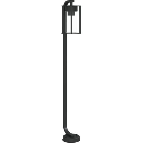 Lampadaire，Lampe sur pied d'extérieur noir 100 cm acier inoxydable CFW912611 (1/5)