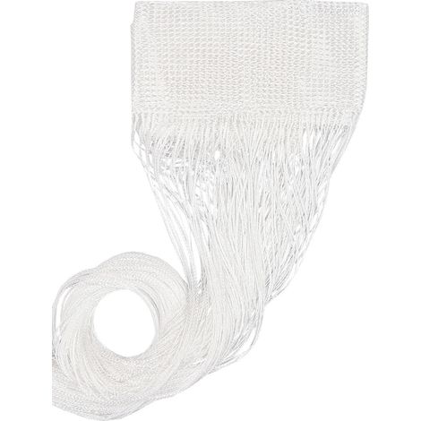 Tenda a Fili Elegante Per Porte Finestre Pannello Divisorio Camere Stanze Ambienti Bianco - 140x290 Cm