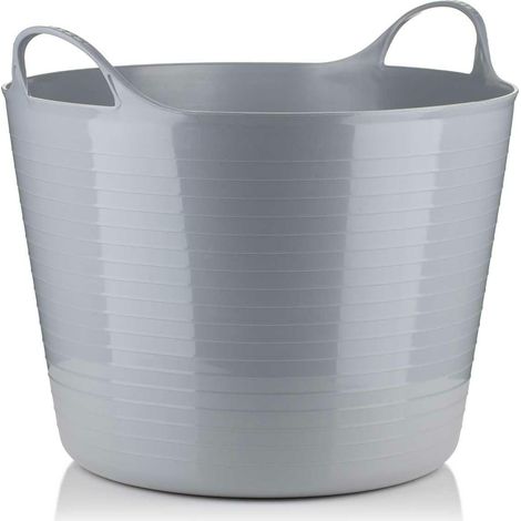 Panier souple en plastique gris 26L (1/4)