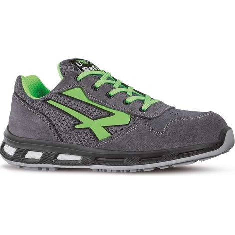 U-Power – Chaussures de sécurité basses S1P SRC – Pointure 40 – Semelle antidérapante et anti-perforation – Dessus en nylon respirant et cuir velours