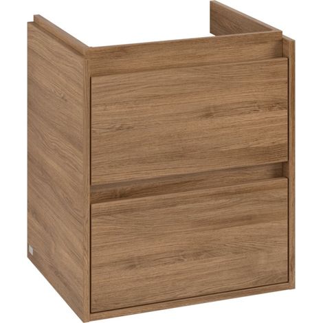 Villeroy & Boch Skyla Waschtischunterschrank 52,2 x 59,6 cm, 2 Auszüge
