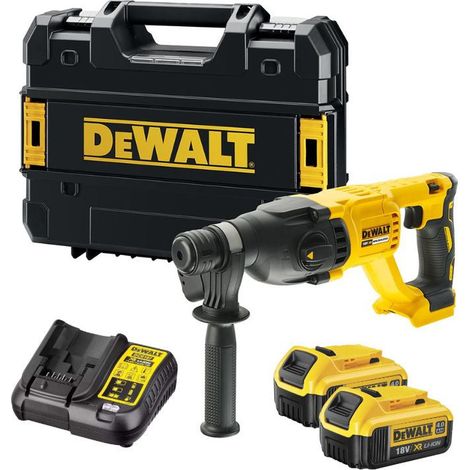Trapano SDS-plus 2,6J 18V DEWALT DCH133M2K-FR con valigetta e 2 batterie da 4,0 Ah