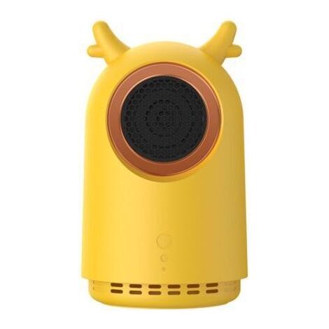 Radiateur soufflant PTC économe, chauffage d'appoint bureau salle de bain dortoir, design cerf jaune (1/5)