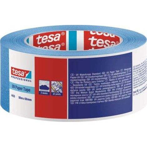 NASTRO CARTA ESTERNI BLU 4435 TESA - MM 50 ML 50 - 6 pezzi
