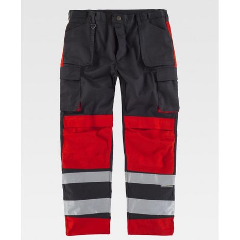 Pantalón de alta visibilidad para usar con rodilleras WORKTEAM Combi C2914 (1/2)