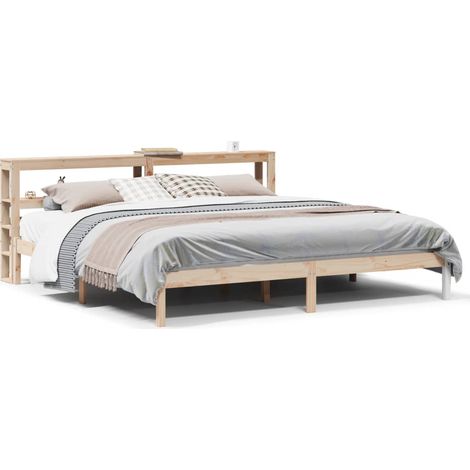 Maison Exclusive - Letto senza Materasso 200x200 cm in Legno Massello di Pino