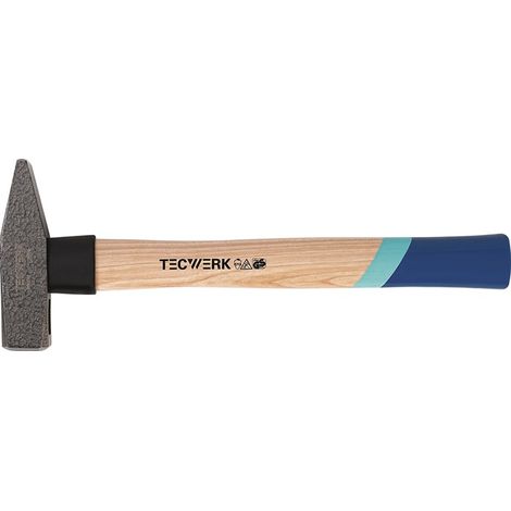 TECWERK Schlosserhammer 200g Stiel-L.280mm Hickory m.Nylonschutzhülse TECWERK