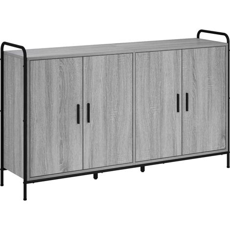 Aparador Sonoma gris 97 x 33 x 81 cm Madera de ingeniería vidaXL (1/5)