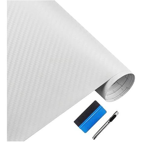 3D Carbon Fiber Vinyl Wrap Air Vent Wrap Bubble Free Adhesive Film (1/5)