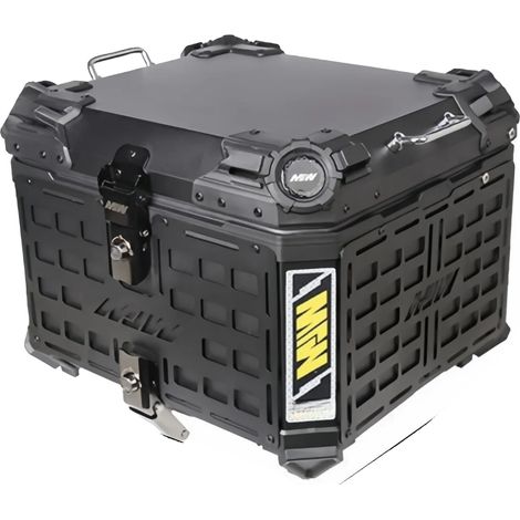 Baúl para motocicleta, impermeable, de liberación rápida, reforzado - 55L (1/2)
