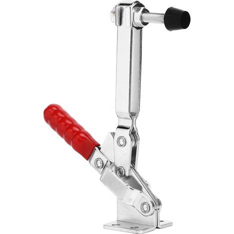 Pince à bascule verticale – ouverture réglable – force 180kg – acier inoxydable – antidérapant – dégagement rapide (1/5)