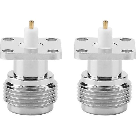 Connecteur coaxial RF à bride N-KFD-5N, 17,5 x 17,5 (1/4)