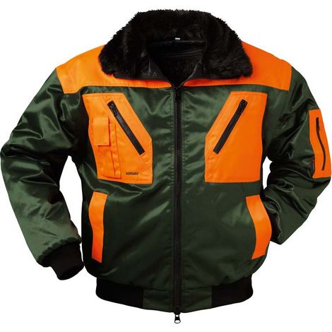 Giacca Pilot Uomini Rougedorn, Size 2Xl, Verde / Arancione