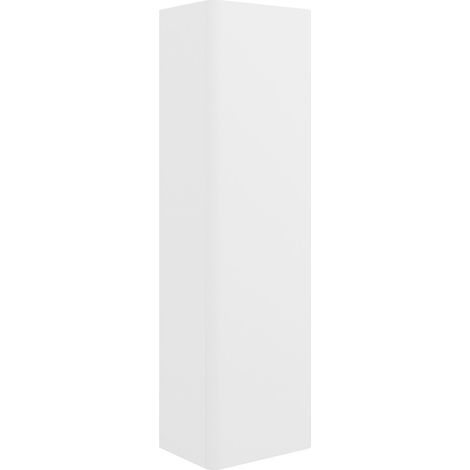Signature Lucille Wall Hung 1-Door Tall Unit 350mm Wide - Matt White (1/2)