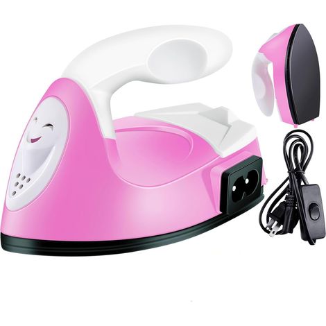 Mini Presse à Chaud Fer Électrique Portable Machine Multifonctionnelle de Transfert en Vinyle HTV pour Bricolage sur T shirts, Chaussures, Sacs, Chapeaux et Petits Projets (1/5)