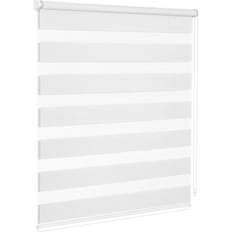 Tenda a Rullo Finestra Porta Interno Casa Ufficio Kit Montaggio Parete Telaio No Fori Bianco - 200x180 Cm