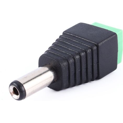 2,1 x 5,5 mm DC-Stecker (männlich) für LED-Netzteile, Videoüberwachung und Beleuchtung (1/5)