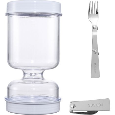 Boîte de rangement étanche pour aliments pour animaux, idéale pour organiser les ustensiles de cuisine et les objets sur le plan de travail.-AquaForge (1/5)