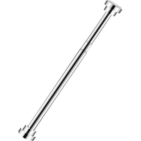 Barre extensible pour armario, sans besoin de taladro, tube d'acier inoxydable de 25 mm, réglable 40-55 cm, adaptée pour armario, balcon (1/4)