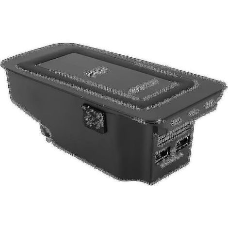 Chargeur de voiture 15 W avec charge rapide sans fil par induction et support pour téléphone compatible avec XC60, S90, V90, XC90, S60, V60 et NEHXV. (1/4)
