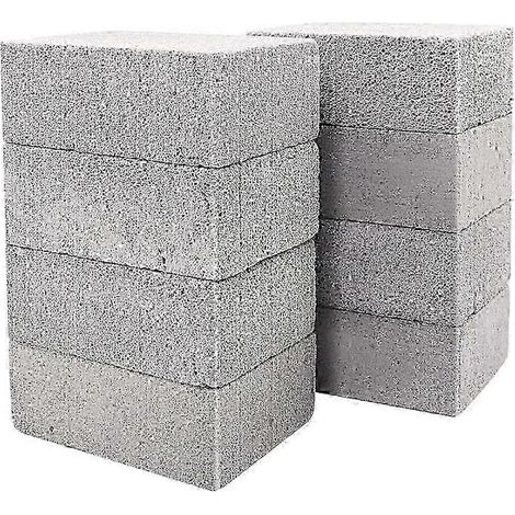 Filiyano-Lot de 8 pierres de nettoyage pour barbecue, pierre ponce pour piscine — max (1/5)