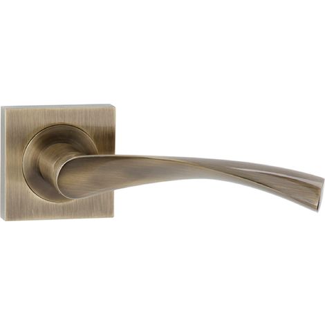 Juego manillas puerta OLA 130C aluminio níquel satinado 52mm (1/5)