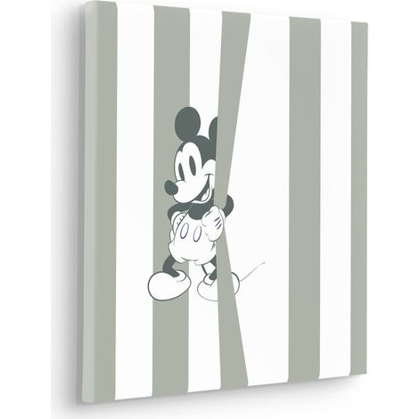 Tableau mural Mickey Be Yourself 40x40 cm (1/4)