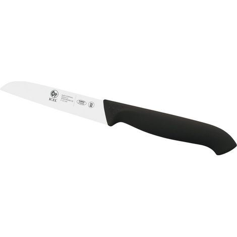 Icel Horeca Prime spelucchino dritto acciaio inox nero 10 cm