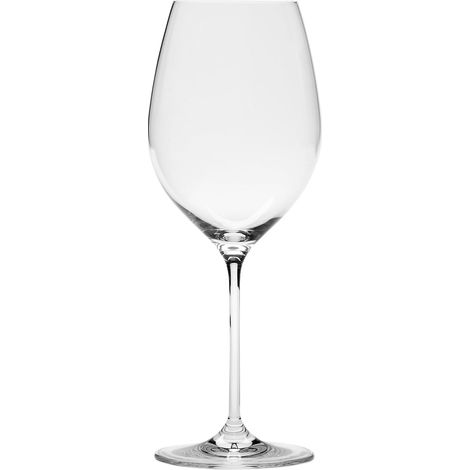 Zafferano Set 6 Calici Eventi in vetro sonoro superiore trasparente, capacità 55 cl, design elegante e resistente per degustazione vini professionali