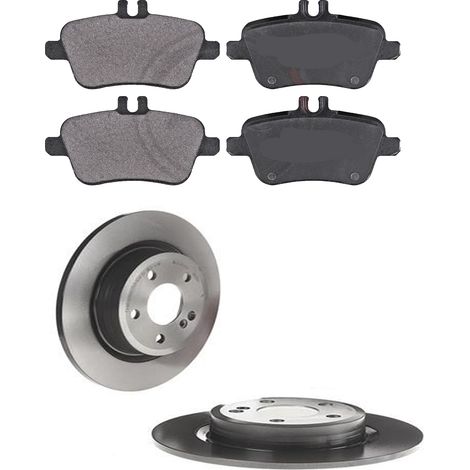 KIT FRENI POSTERIORI compatibile con MERCEDES-BENZ CLA/SHOOTING BRAKE (X117) - DISCHI + PASTIGLIE OEM: P 50 140 / 18300 /SOSTITUZIONE DIRETTA/BASSA POLVERE/SILENZIOSO