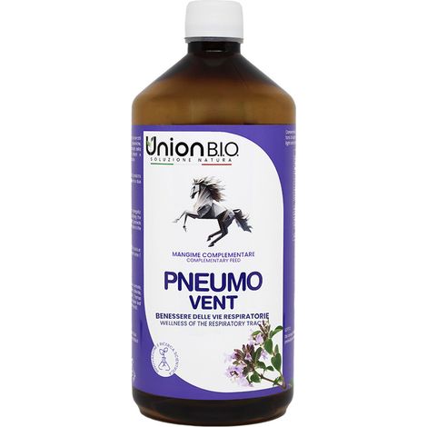 PNEUMO VENT mangime complementare per cavalli ricco di estratti vegetali con proprietà balsamiche 1000 ml
