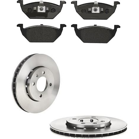 KIT FRENI ANTERIORI compatibile con SKODA CITIGO (NF1) - DISCHI + PASTIGLIE OEM: P 85 041 , P 85 072 / 18158 /SOSTITUZIONE DIRETTA/BASSA POLVERE/SILENZIOSO (1/5)