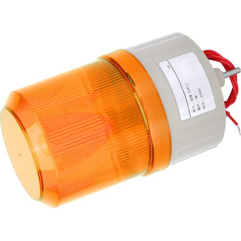 BERM LED-Warnleuchte mit akustischem Alarm für Fabriken, DC 24 V, 5 W, Gelb (1/5)