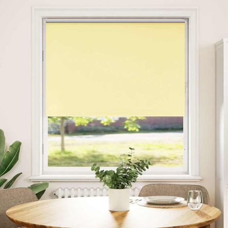 Maison Exclusive - Estor Enrollable Opaco Amarillo 105x150 cm Tel