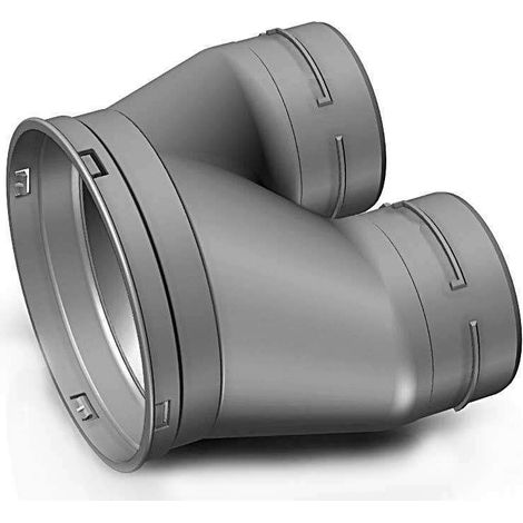 Aldes – Culotte EasyClip VMC D125mm/D90mm – Raccordement optimal pour conduits circulaires – Installation rapide et facile – 11091990