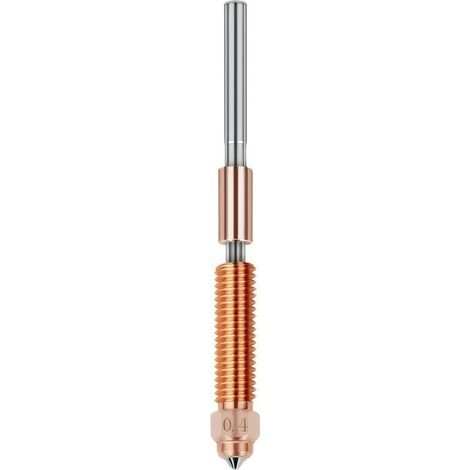 Ugello K1C da 0,4 mm per Creality Ender 3v3/Plus K1C/Max, sistema di riscaldamento rapido in lega di titanio, resistente a 240 °C, ugelli in acciaio ad alta durezza per stampanti 3D, stampa (1/4)