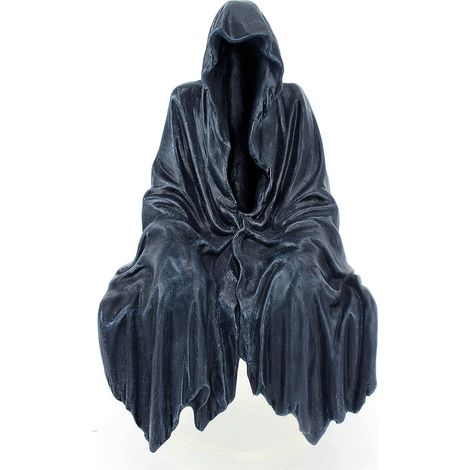 Statue gothique décorative en résine, à poser sur une table. Convient aux étagères robustes. (1/5)