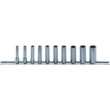 STAHLWILLE 96016410 Bocas de llave de vaso en regleta de clip 40aDL/10 CL
