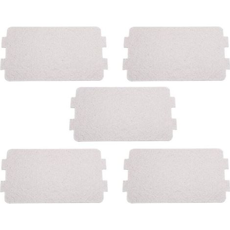 Plaque Mica Micro Ondes, 5 Pièces Feuille De Mica Micro Onde, Remplacement De Couvercle De Guide D'ondes Pour Micro-ondes, Bouclier En Carton Pour Micro-ondes (1/4)