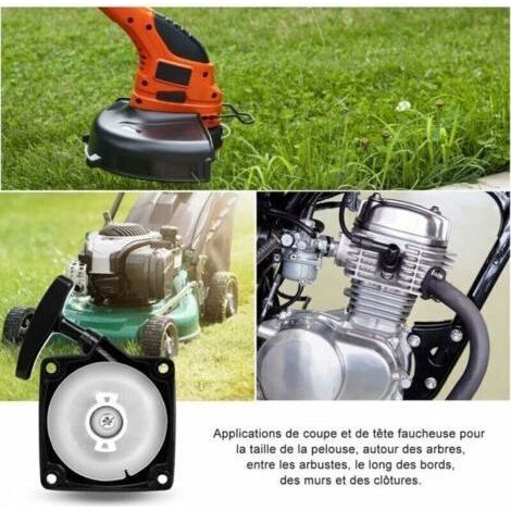 Lanceur pour moteur thermique – Puissance 52 cm3 – Outil sur perche et tarière – Adapté pour terrains accidentés (1/3)